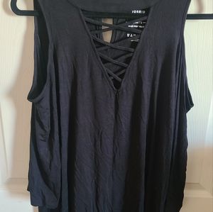 Torrid Cold Shoulder Blouse